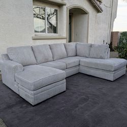 Ashley Furniture Gray Sectional Sofa - Delivery Available