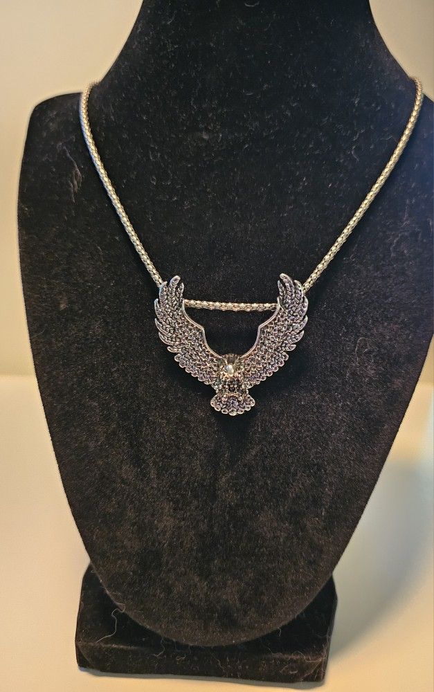 New Silver Eagle Necklace