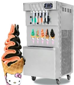 Kolice 5 flavors soft serve ice cream machine