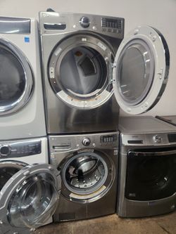 LG  STEAM WASHER AND ELECTRIC DRYER 