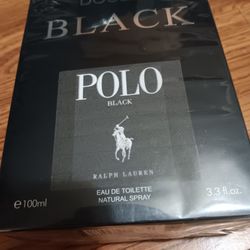 Men's Polo Black Double Cologne