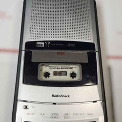 Radio Shack CTR-121 Portable Tape Cassette Recorder Voice Activated Tested