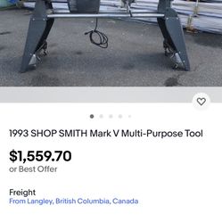 1993 Shopsmith Saw