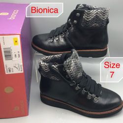 Bionica Hiko Womens Leather Lace Up Boot 7
