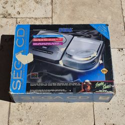 Sega CD Empty Video Game Console Box with Tray