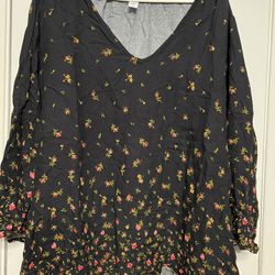 Old Navy Plus Size Floral Top XXL