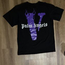 Vlone/Palm Angels Shirt Size MEDIUM 
