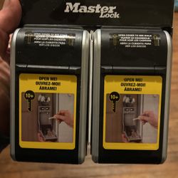 Masterlock Portable Lock Box  2 Pack.