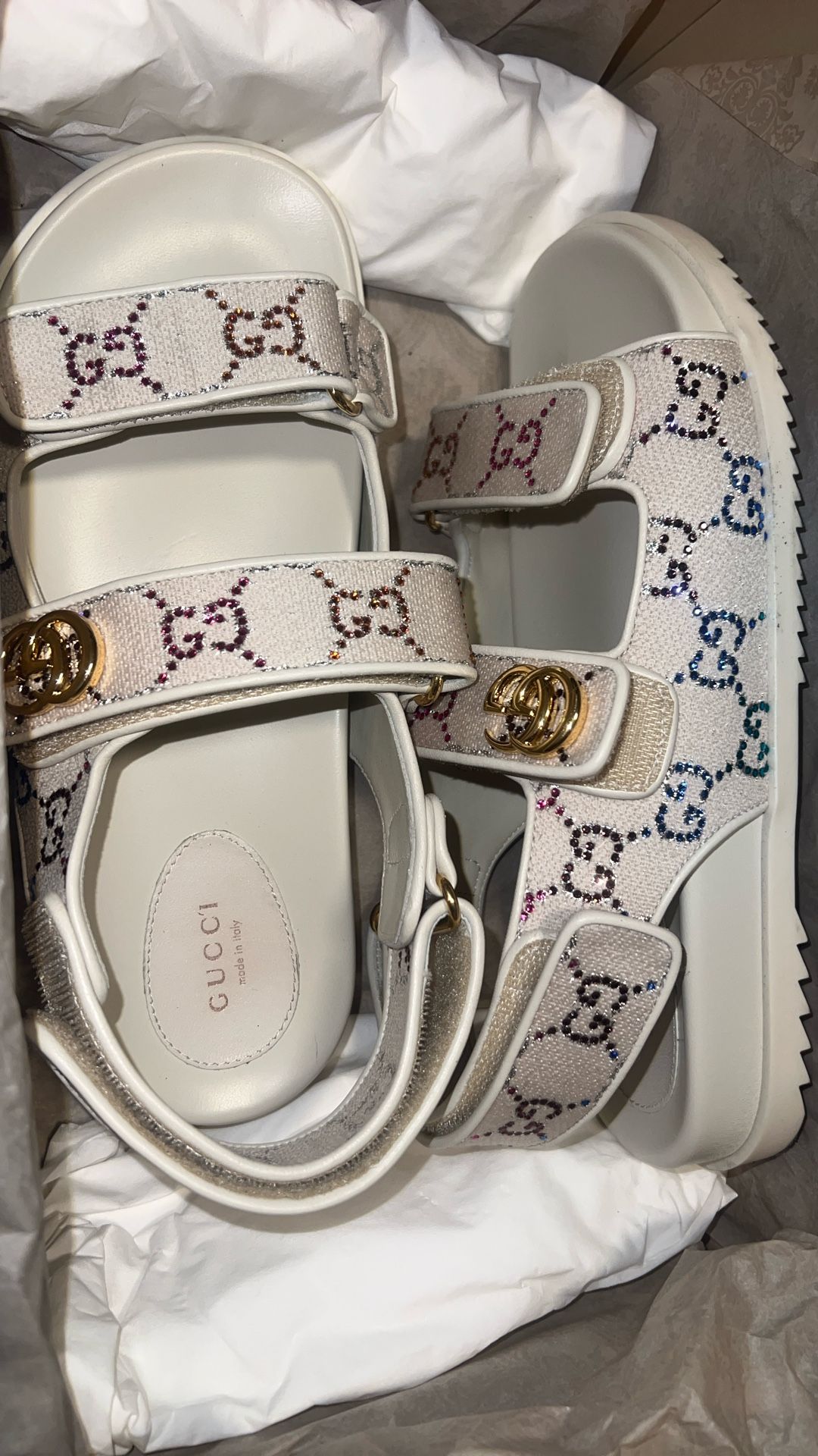 Gucci Rainbow Sandals
