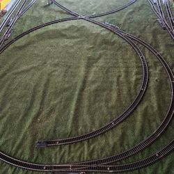 HO TRAIN LAYOUT table  With HO Track