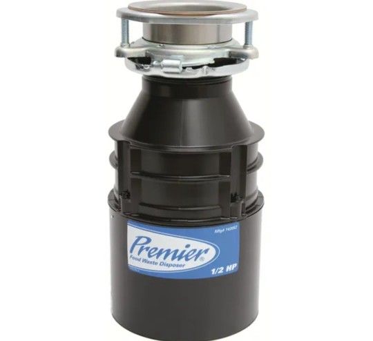 1/2 HP Continuous Feed Garbage Disposal with Factory Installed Power Cord 143052