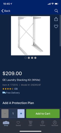 Washing machine stacker