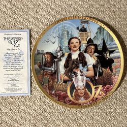 Wizard Of Oz Collectible Plate