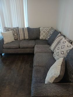 Grey sectional