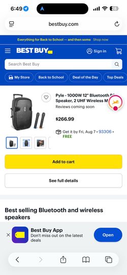 Pyle Bluetooth speaker only