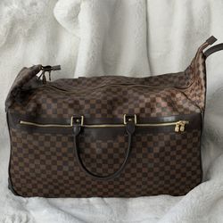 Louis Vuitton Eole 50 rolling luggage bag in the Damier Ebène canvas