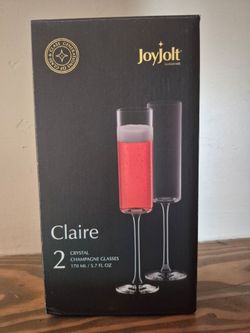 JoyJolt Champgne Flutes