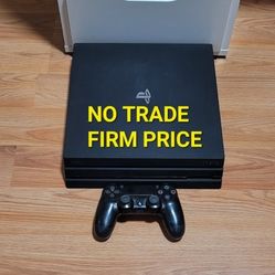 PS4 PRO 1TB + CONTROLLER, FIRM PRICE, NO TRADE, GOOD CONDITION, READ DESCRIPTION FOR DETAILS