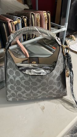 Coach Signature Hobo Shoulder Bag