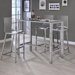 Contemporary Clear Acrylic Bar Stool