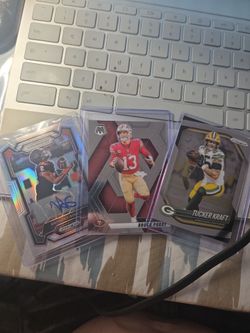 Three collectors cards