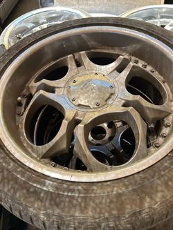 22inch Escalade wheel and tires