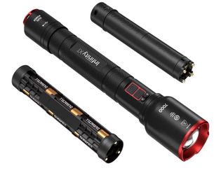 Infinity X1 7000L Dual Power Rechargeable Flashlight,7000 Lumen CREE LED with Adjustable Focus and Heat Lock =Tools-584