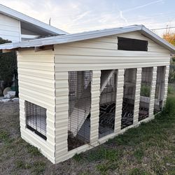 Large hand built catio