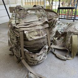 Military Training Bags, Ruck Sack And Gear Bag. 