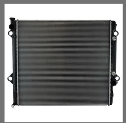Radiator 1 Row Aluminum Core 25.5 Inch Core Compatible with 2003-2009 Toyota 4Runner 4.7L V8 2003-2009 Lexus GX470 4.7L V8