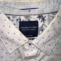 Denim & Flower Shirt