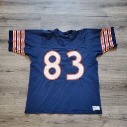 Vintage Chicago Bears Willie Gault Sand Knit Football Jersey Mens Large