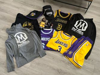 ALL Lot of Los Angeles Lakers Stuff Hat Black Mamba Jerseys Hoodies