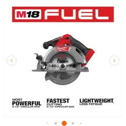 M18 FUEL 18V Lithium-Ion Brushless Cordless 6-1/2 in. Circular Saw (Tool-Only