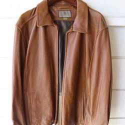 Leather Jacket - Men Size XL