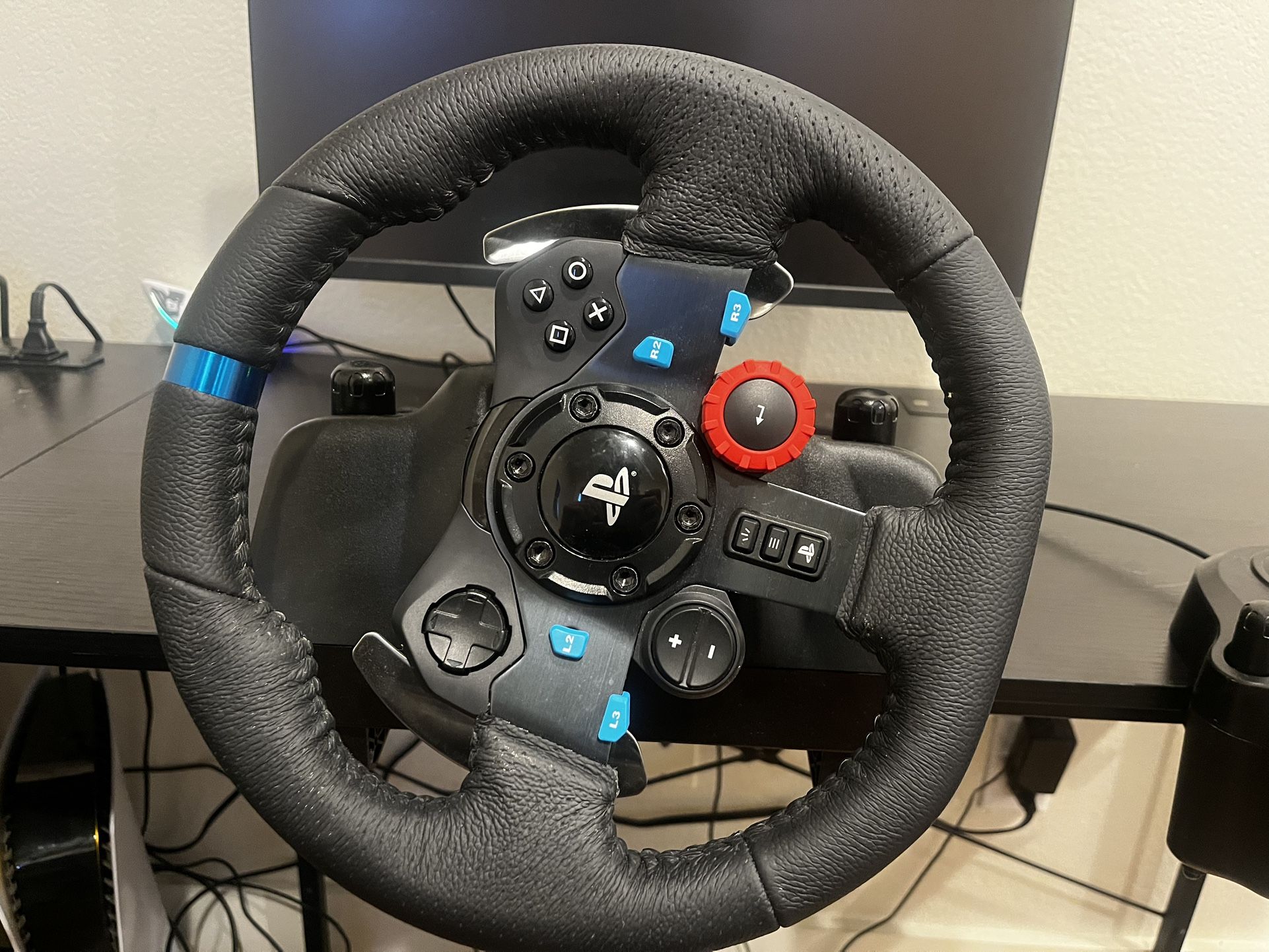Logitech G29 Simulator Wheel With Shifter Nob