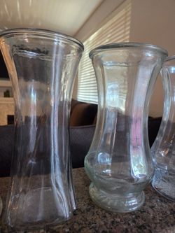 Set Of 4Pcs glass Vases