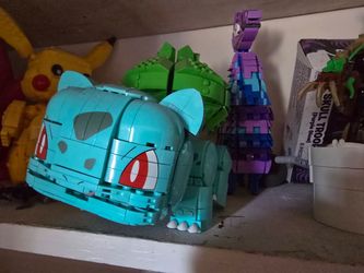 Bobosaur and pikachu mega block
