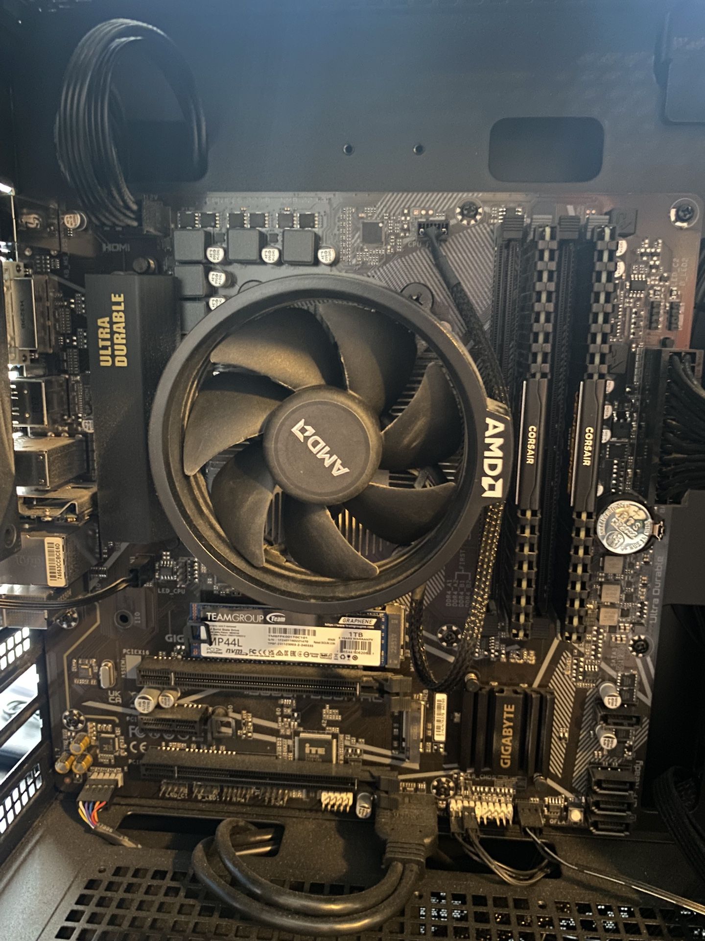 Ryzen 5 5600x + Gigabyte Wi-Fi mATX Motherboard + 16GB Corsair 3200MHz Ram Combo