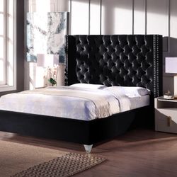 King Size Bed Frame With Mattress