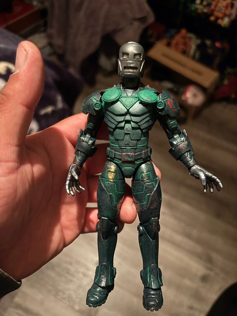 Doombot Action Figure Collectible Has Been Painted