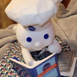 Pillsbury Doughboy Porcelain Doll "Recipe Time"