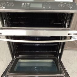 Ge Profile  Electric Range in Stainless steel with No Preheat Air Fry and 5 Radiant Elements