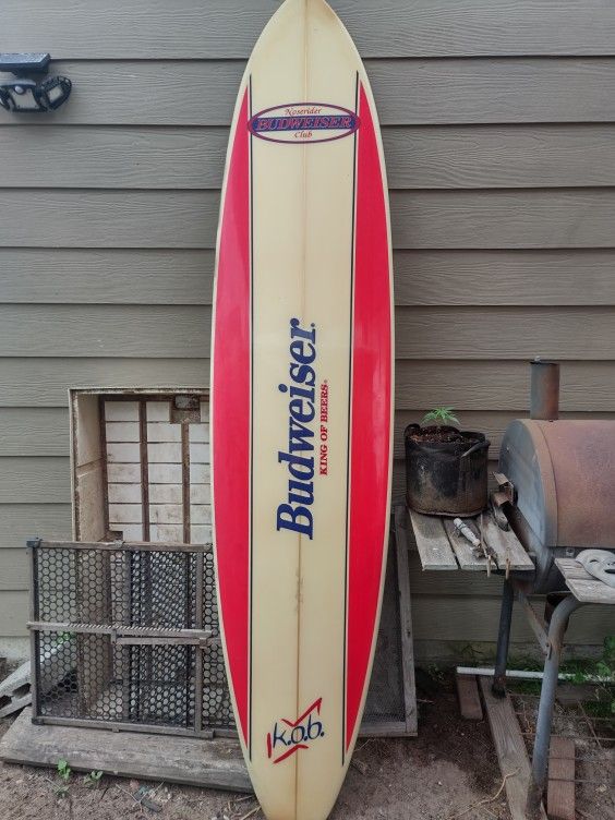 8.0 Budweiser Surfboard