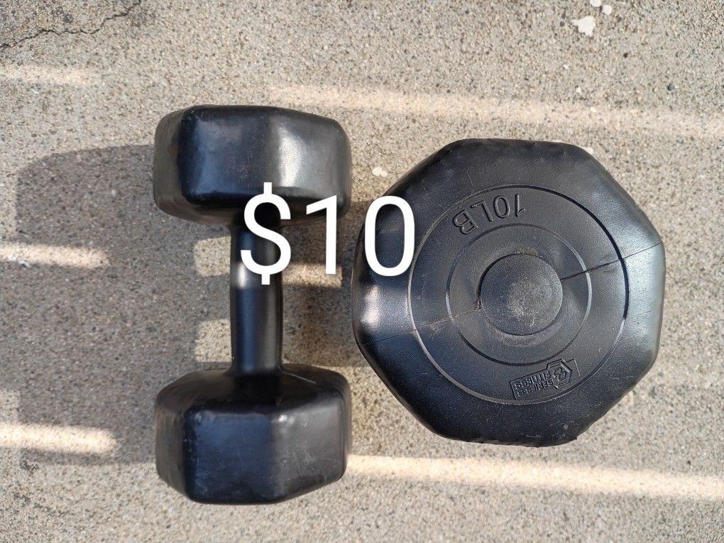 10lb dumbbell pair