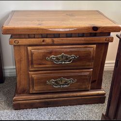 Solid Oak Nightstands
