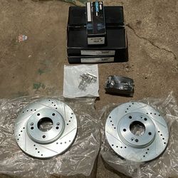 Front Rotors Brake Pads Set Hyundai Elantra