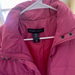 New York & Company Pink Jacket 