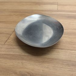 Vintage Modernist Nambe Teardrop Shaped Bowl 519