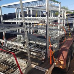 Metal Shelves  Galvanized  Heavy Duty